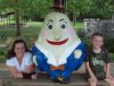 Gwenn and Bryce with Humpty Dumpty